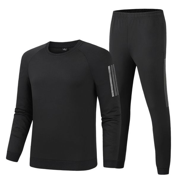 

men's wear autumn winter 2020 new long sleeve leisure sports suit for men, Gray