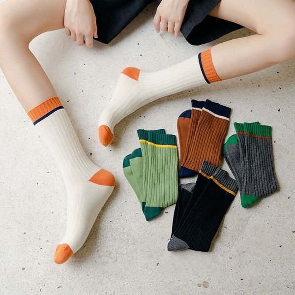 

gvgw for designer sport cotton stockings socks new women fashion luxury vintage p letter boat design sock stocking christmas middle gifts, White;pink