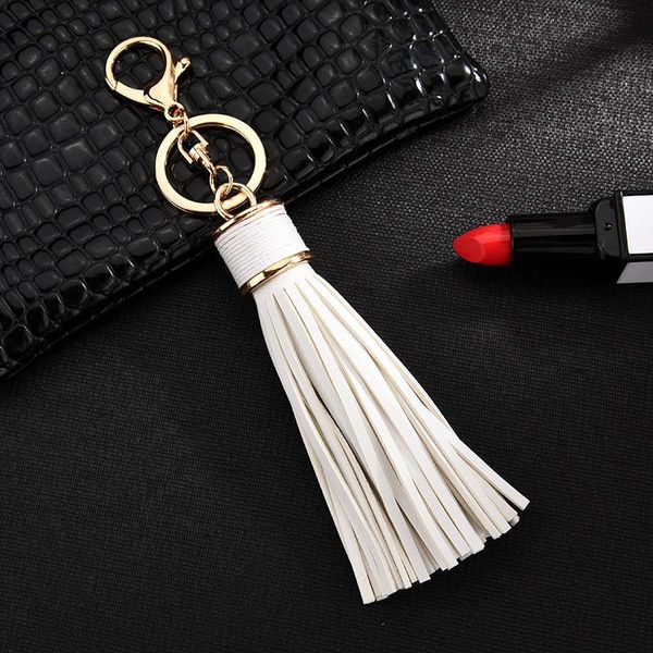 

1pcs colour faux leather tassel fringe pendants woman diy bag car crafts accessories keychain decoration tassels small gifts h jllmfz