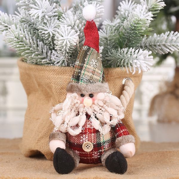 

afhc6 howe snowman decoration plaid accessories spherical christmas acce new elk ornaments howe new decoration plaid pendant accessoriesbutt