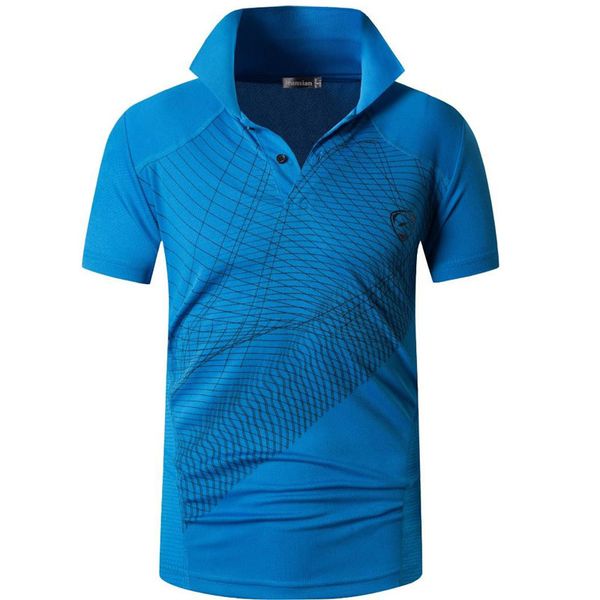 

jeansian men's sport tee polo shirts polos poloshirts golf tennis badminton dry fit short sleeve lsl244 blue, White;black