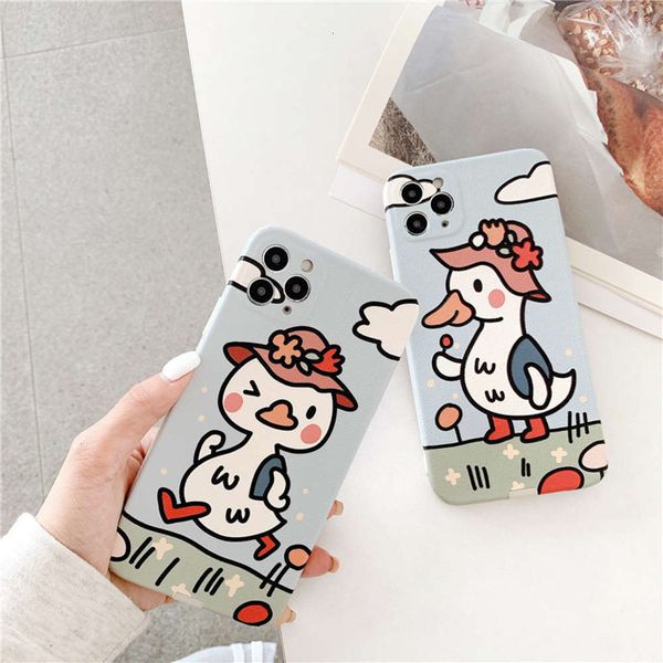 

for 11 mobile phone cartoon suitable duckling cube tpux protective case