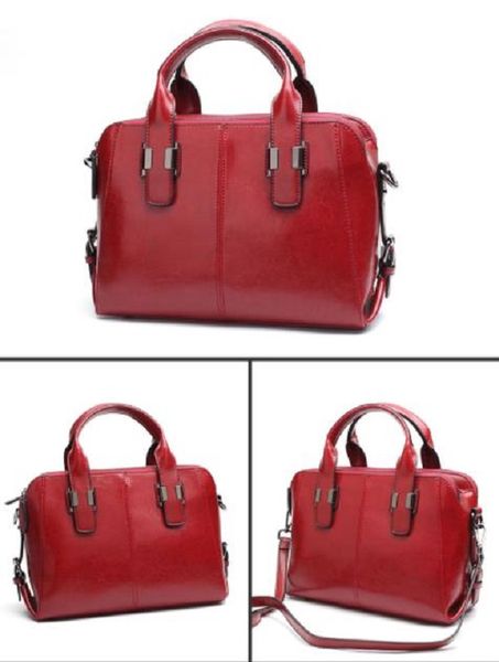 

bag handbag leather big capacity ladies shoulder bag 2020 wild slanting handbag