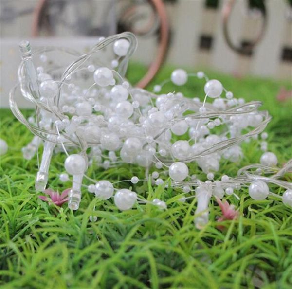 

белая жемчужная струна фестиваль света светодиодный снег фантастика прайна 10 света декоративная строка пластик новый 11 4yf l2