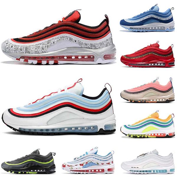 

97s mschf x inri jesus mens womens air max airmax tennis running shoes trainers light blue triple-s white outdoor sports sneakers