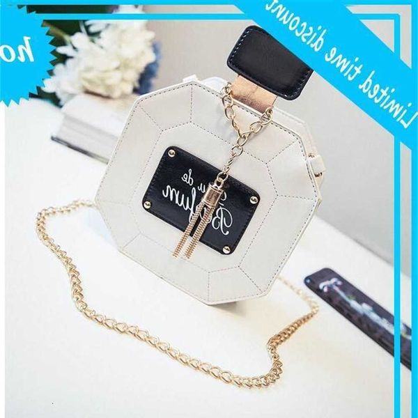 

leather perfume bottle crossbody chain mini clutch bag 2020 handbag fashion party women evening bags