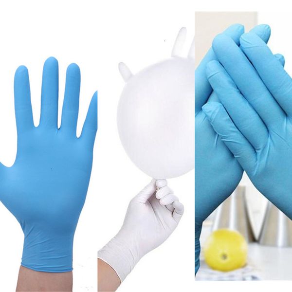 

real alkali acid gloves black static disposable and protective 100pcs tattoo nitrile rubbej61v n2gk