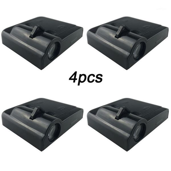 

4pcs wireless led car door welcome laser projector logo ghost shadow light universal laser emblem lamps kits car styling1