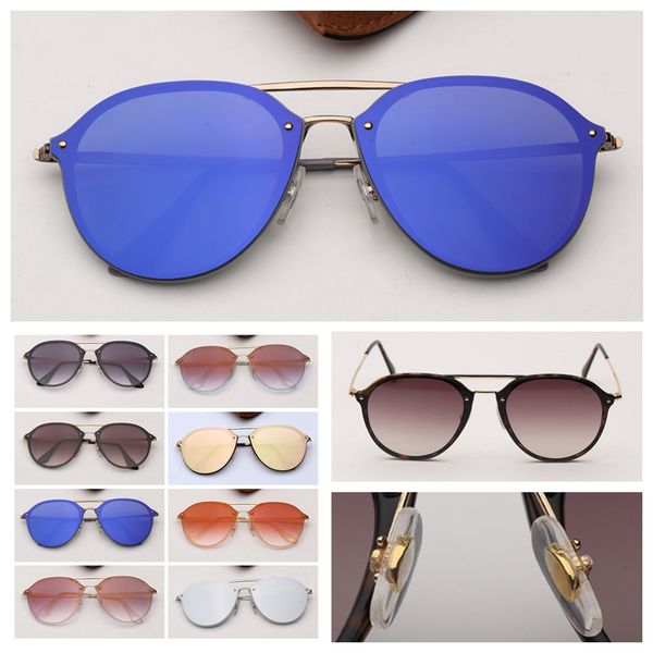 

women popular sunglasses fashion mens sunglasses blaze design sun glasses sell eyeware des lunettes de soleil with leather case, White;black