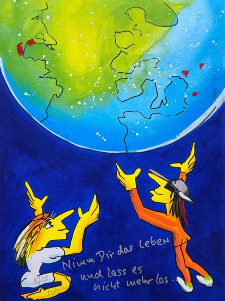 

nimm dir das leben und lass es nicht mehr los - 2020 wall decor oil painting on canvas wall art canvas pictures 210118