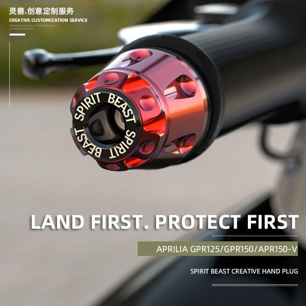 

spirit beast motorcycl handlebar plug plug plug для aprilia gpr 125 модификация ручки 150 atr 150 сбалансированная клемма анти-осень