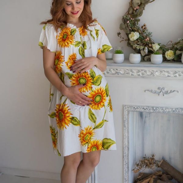 

tldvv women's skirt clotheslong clothes 2020 dre dress2020 women's clothes clotheslong skirt sunflower new sunflower maternity dre, Black;gray