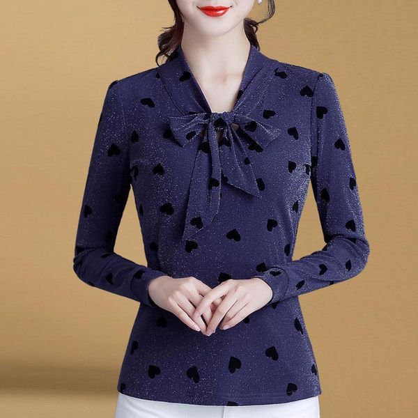 

elegant spring autumn lace shirts long sleeve printed women's embroidery v-neck blouses casual fashion elegant dd8294, White