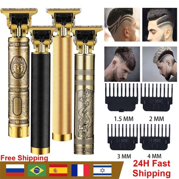 T9 USB Tagliatrice elettrica per capelli Tagliatrice ricaricabile per uomo Rasoio per uomo Barbiere Trimmer per barba professionale 220216