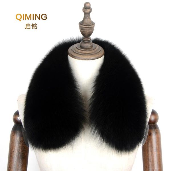 

scarves 100% real fur winter scarf women collar ring genuine natural multicolor hair, Blue;gray