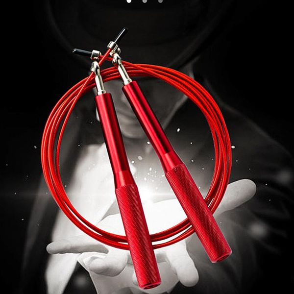 

aluminum handle steel wire rope skipping fitness supplies aluminum alloy sports bearing boxing gym rope skipping spjr0013