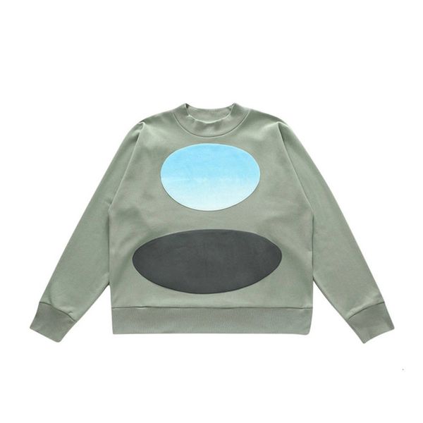 

2021 new west sunday service sweatshirts digital printing kanye streetwear loose jesus is king blue hoodies pullover kw6q, Black