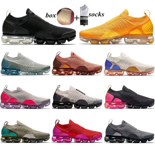 

with box fly 2.0 laceless running shoes for men women gunsmoke pink blast chaussures outdoor breathable trainer mens sports sneakers 36-45