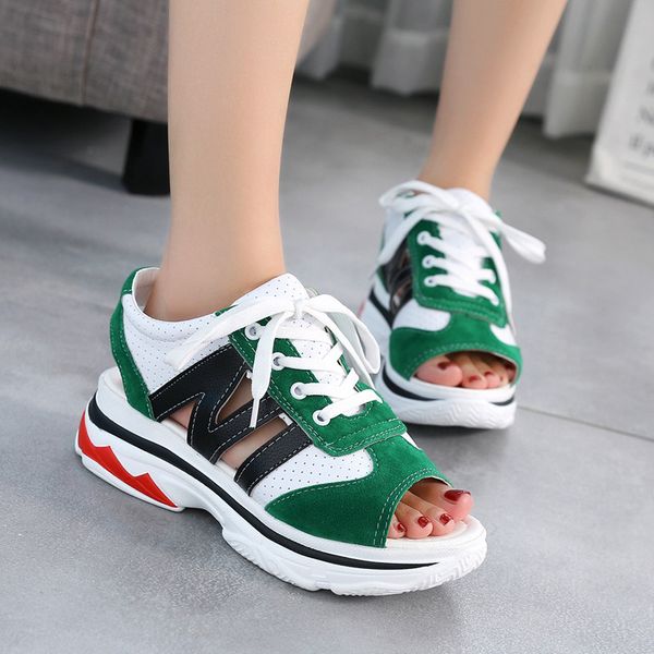 

platform direct sales stores sandals sports shoes women's tableware, Black