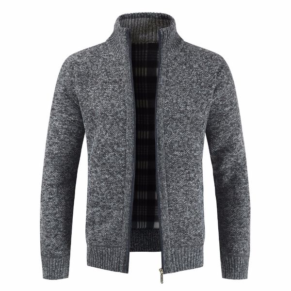 

cardigan men autumn thick new business casual sweater brand slim fit knitwear outwear warm winter sweater jumper men coats 201022, White;black