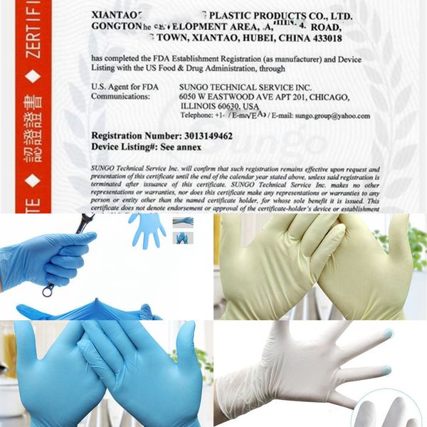

disposable rubber latex household hand protective glove safety universal cleaning gloves kka7710acngreatqxac