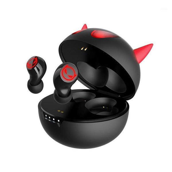 

true wireless earbuds v5.0 stereo hifi earbuds headset with charging case noise reduction earphone1