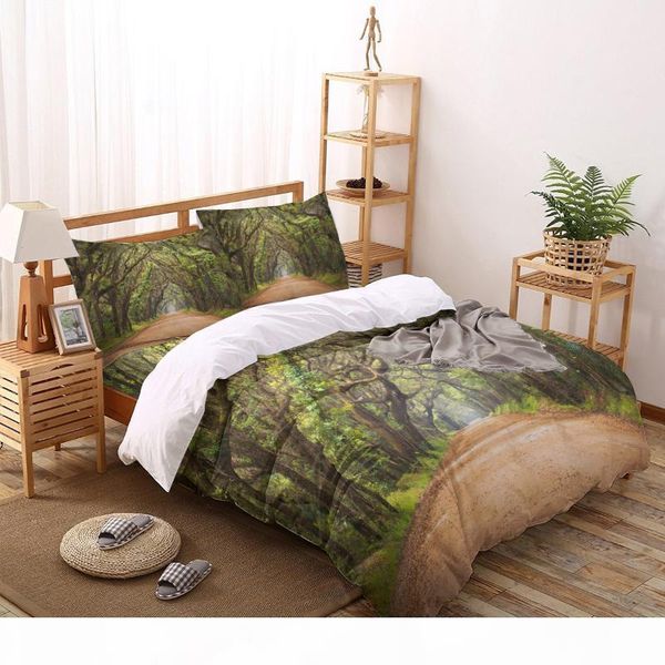 

oak tree printed duvet cover set 4 piece bedding set home textile customizable