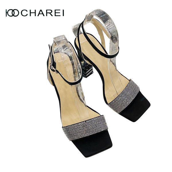 

2022the most sandals fashionable italian starbags women's shoes .5cm high heel, pointed rivet, metallic paint sheepskin, with box, Black