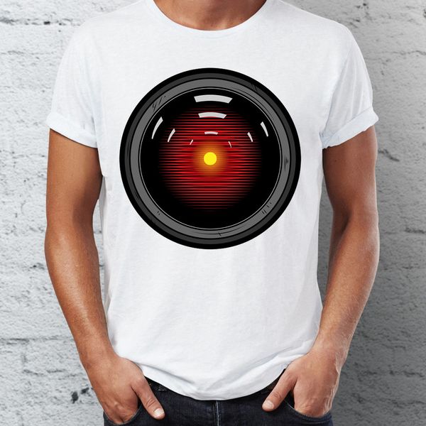 

men's t shirt featuring hal from 2001 a space odyssey geek tee sport hooded sweatshirt hoodie