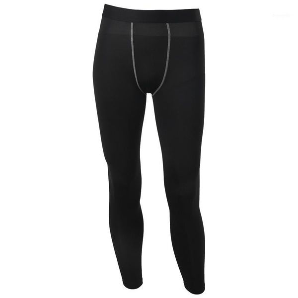 

mens compression thermal base layer long pants leggings running under sports s1, Black;blue