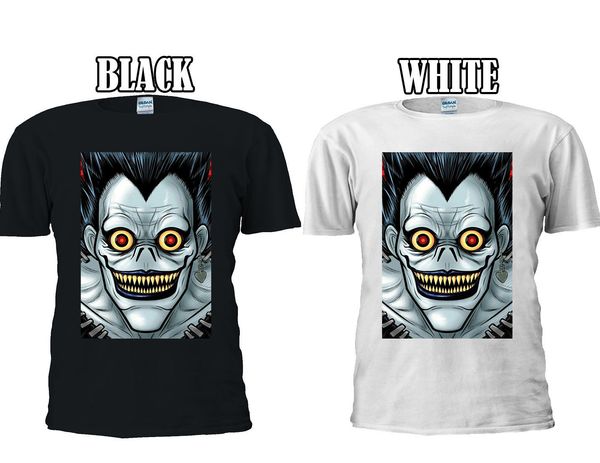 

sport 100% cotton print mens summer death note ryuk japanese anime manga t-shirt baseball vest men women 2653 tee shirt