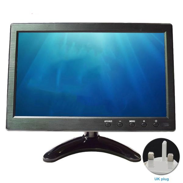 

10.1inch adjustable angle universal portable buses lcd monitor digital 1024x600 ultra-thin remote control for pc tv vga car bnc