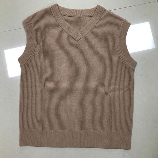 

women vest 100% pure wool pullover design, v-neck vest, outer wear sleeveless vest autumn and winter, Black;white