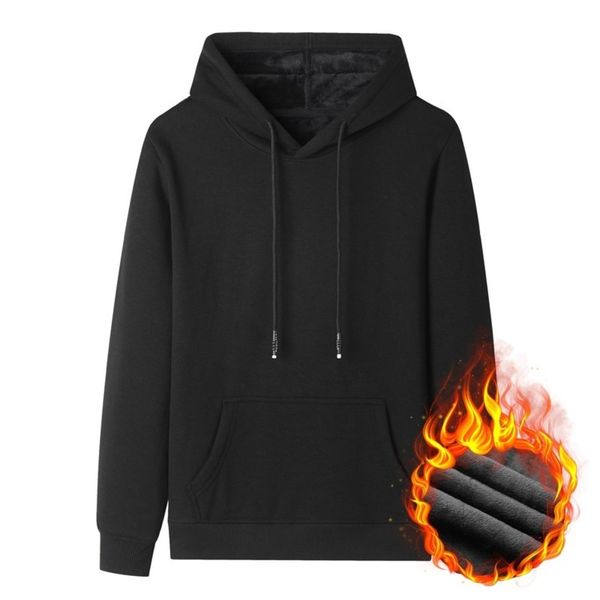 

men 2020 new autumn winter casual pure cotton plush men's sweater youth sports simple fashion, Gray