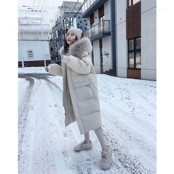 

women's down & parkas winter cotton jackets women's long slim hooded warm coats female plus size black overcoats1