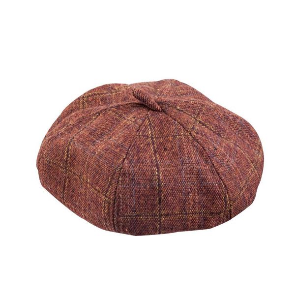 

new warm octagonal cap newsboy beret hat autumn winter hat solid color, Blue;gray