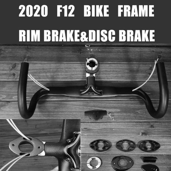 

2020 новый f12 carbon road bike bike frame frame t1100 1k дисковая тормозная рама все внутренний кабель тайвань сделан xdb a bbybvk