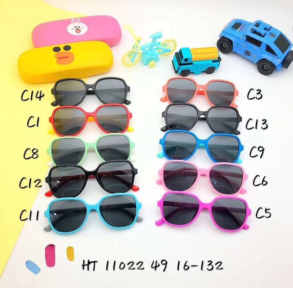 

cute cartoon baby rabbit sunglasses children sunglasses fashion korean polarized silicone anti glare, White;black