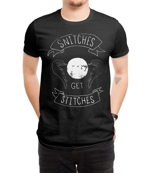 

new men casual printed snitches get stitches short sleeve s hoodie designers t shirts sweatshirt