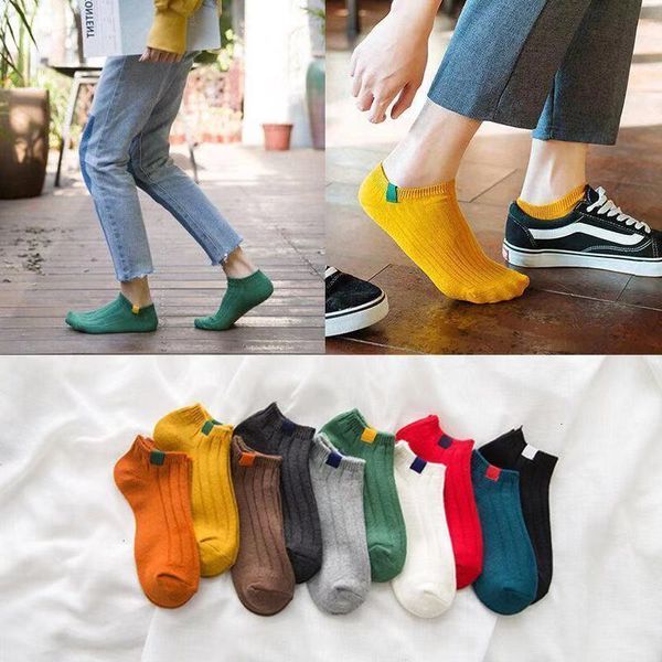 

5 pairs fashion creative funny men's invisible low cut ankle sock summer casual breathable short socks coton &women, Black