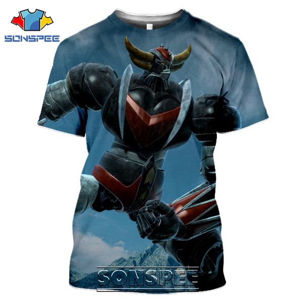 

goldorak vintage anime 3d print shirts humor hippie anime men clothing