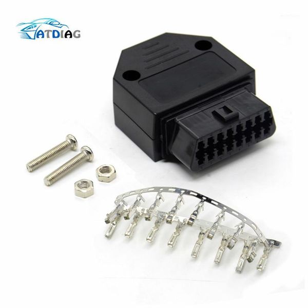 

j1962f obd male plug obd2 16pin connector obd ii adaptor obdii connector j1962 obd2 19621