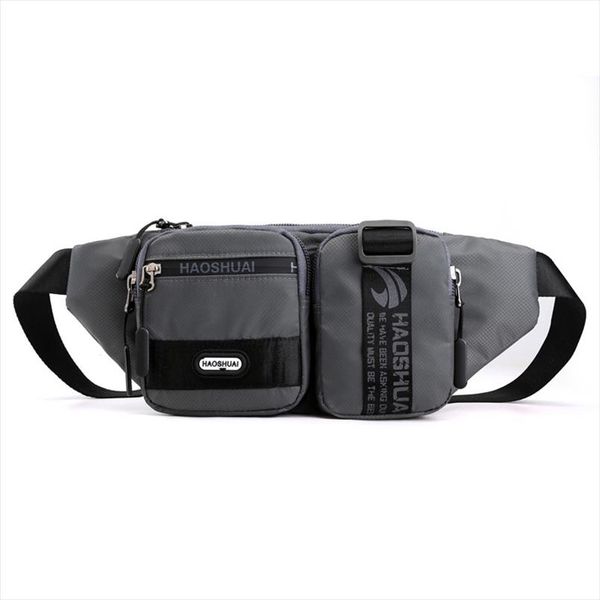 

mens nylon waist bags on a belt kidney banana fanny pack casual travel waist belt pack 2019 autumn new men pouch chest