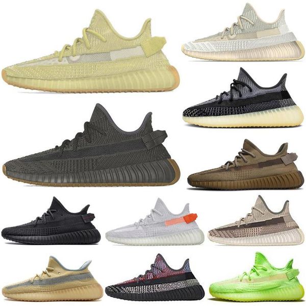 

with box tags receipt kanye west men women shoes zebra cinder outside tail light reflective israfil asriel linen trainers running shoes