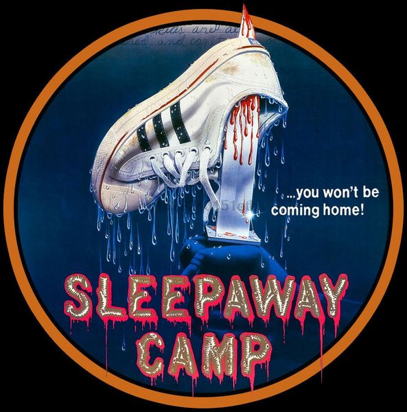 

80 ужаса классического sleepaway camp poster art на заказ любого размера любых дизайнеров балахона цветой футболки толстовка