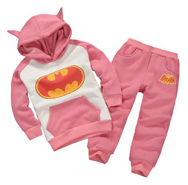 

boys girls clothing sets children's winter clothes baby boy's girl's kids suits tracksuits hoodies sweatshirts + trousers123, White