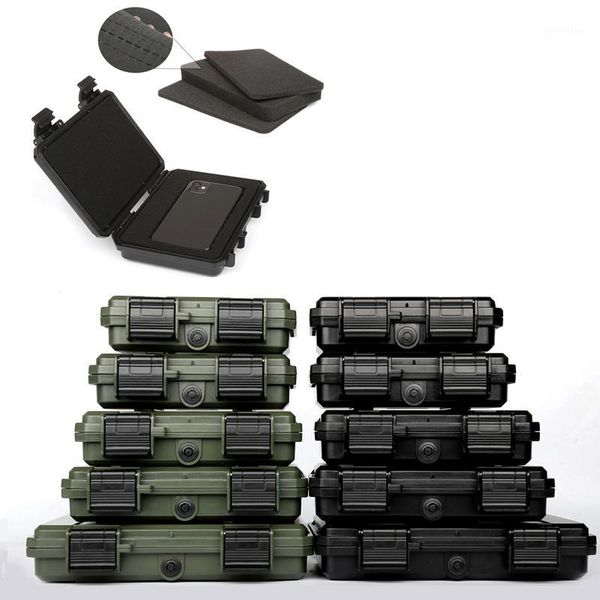 

toolbox shockproof waterproof sealed safety case airtight tool box instrument case lockable dry box with pre-cut foam1