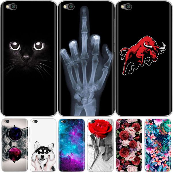 

silicone xiaomi bumper cover soft tpu pattern cute coque for redmi go silicon phone case shell funda