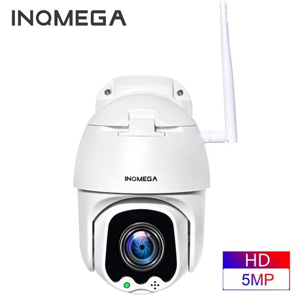 

inqmega speed dome wifi wireless 4x digital zoomoutdoor security waterproof cctv camera 5mp fhd ptz smart surveillance ip camera