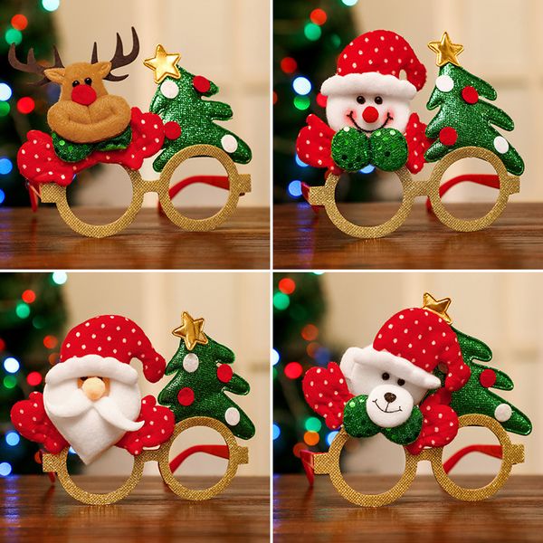 

new christmas glasses children dress up props shopping mall activities small gifts christmas party bar shopping mall decoration pendan